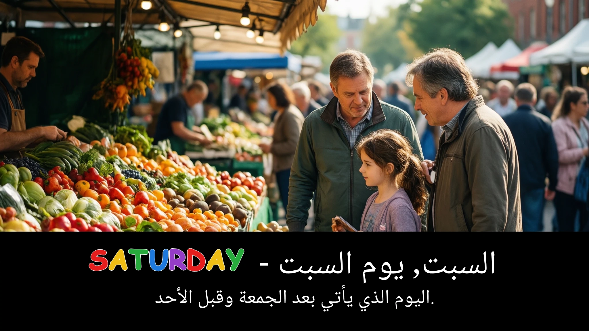 Arabic Illustration for Saturday